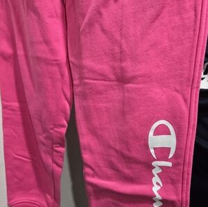 Champion Pink Logo Joggers for Kids